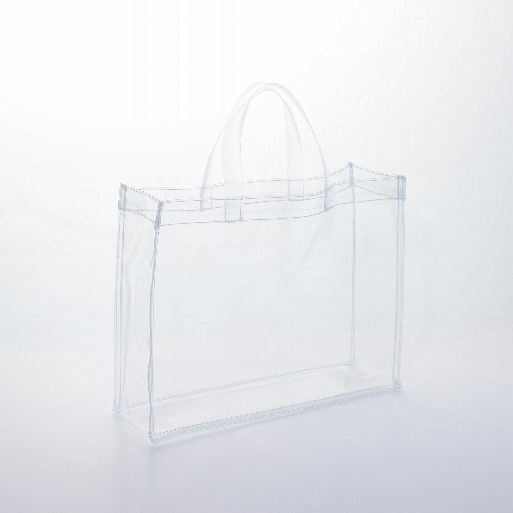 透明ビニールバッグ クリアバッグ 透明バッグ タフタイプ
